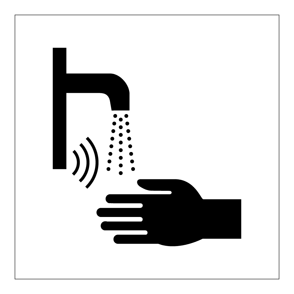 Informasjon klistremerke: Automatisk vannsensor