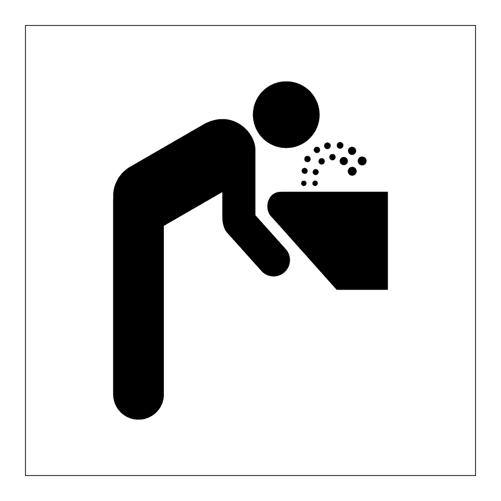 Informasjon klistremerke: Drikkefontene