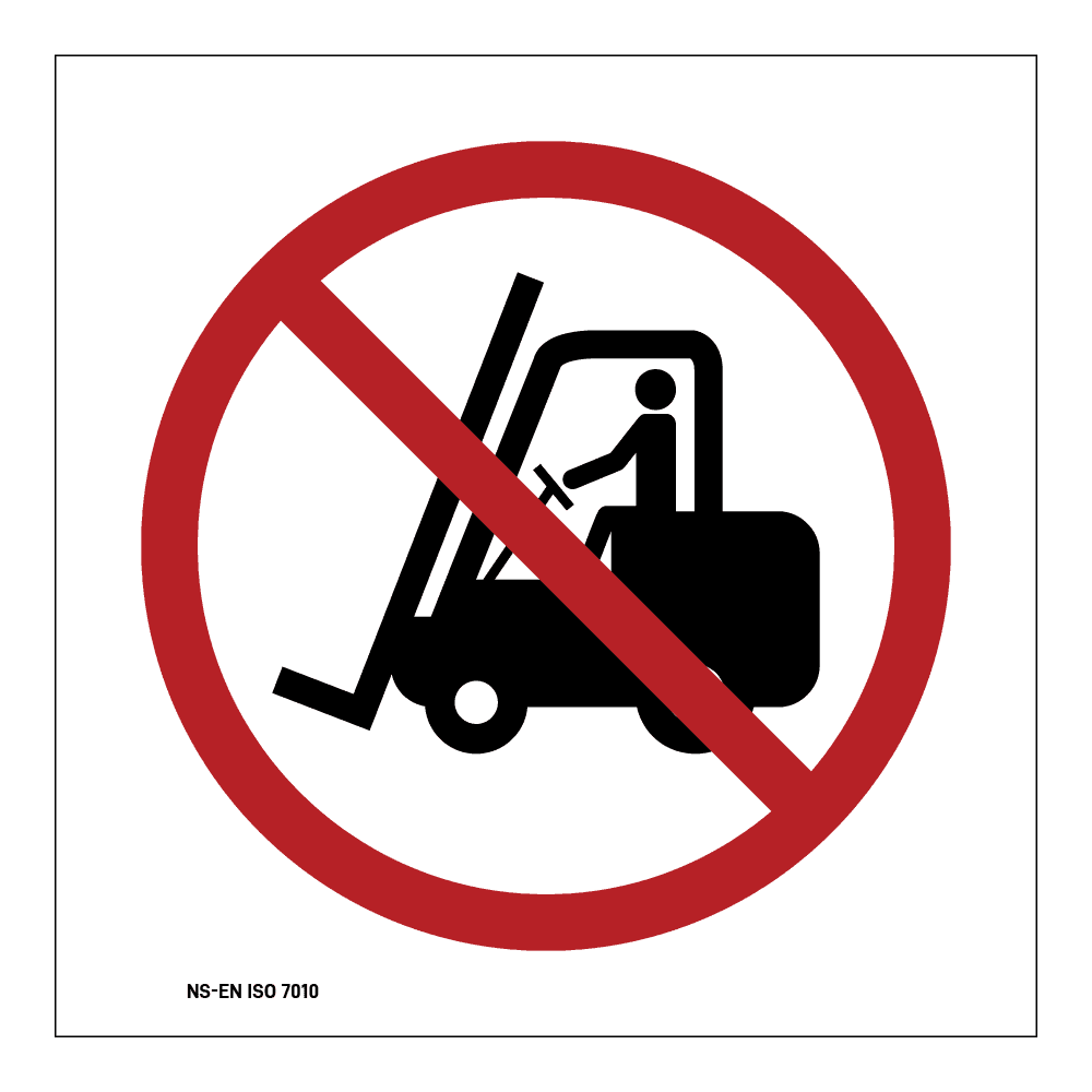 Forbud klistremerke: Truck forbudt
