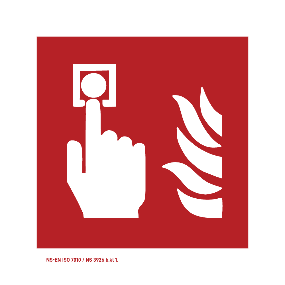 Brannskilt: Brannalarm