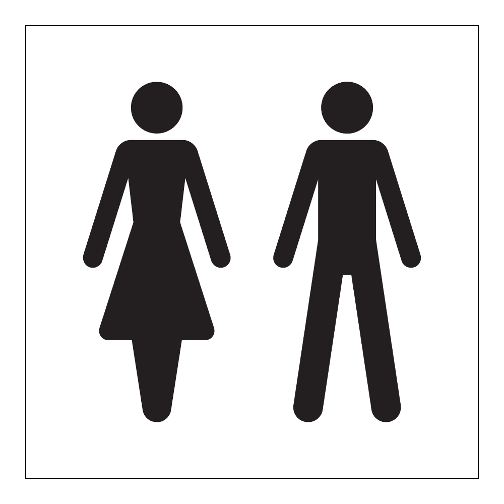 Informasjonsskilt: WC
