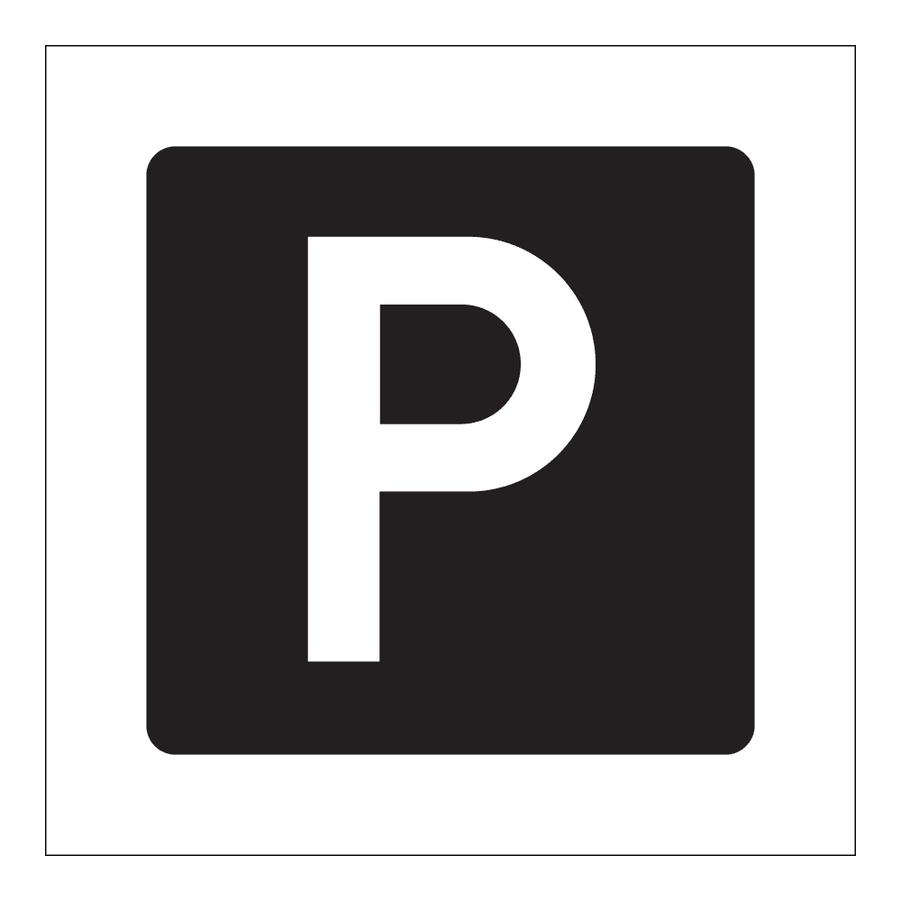 Informasjonsskilt: Parkering