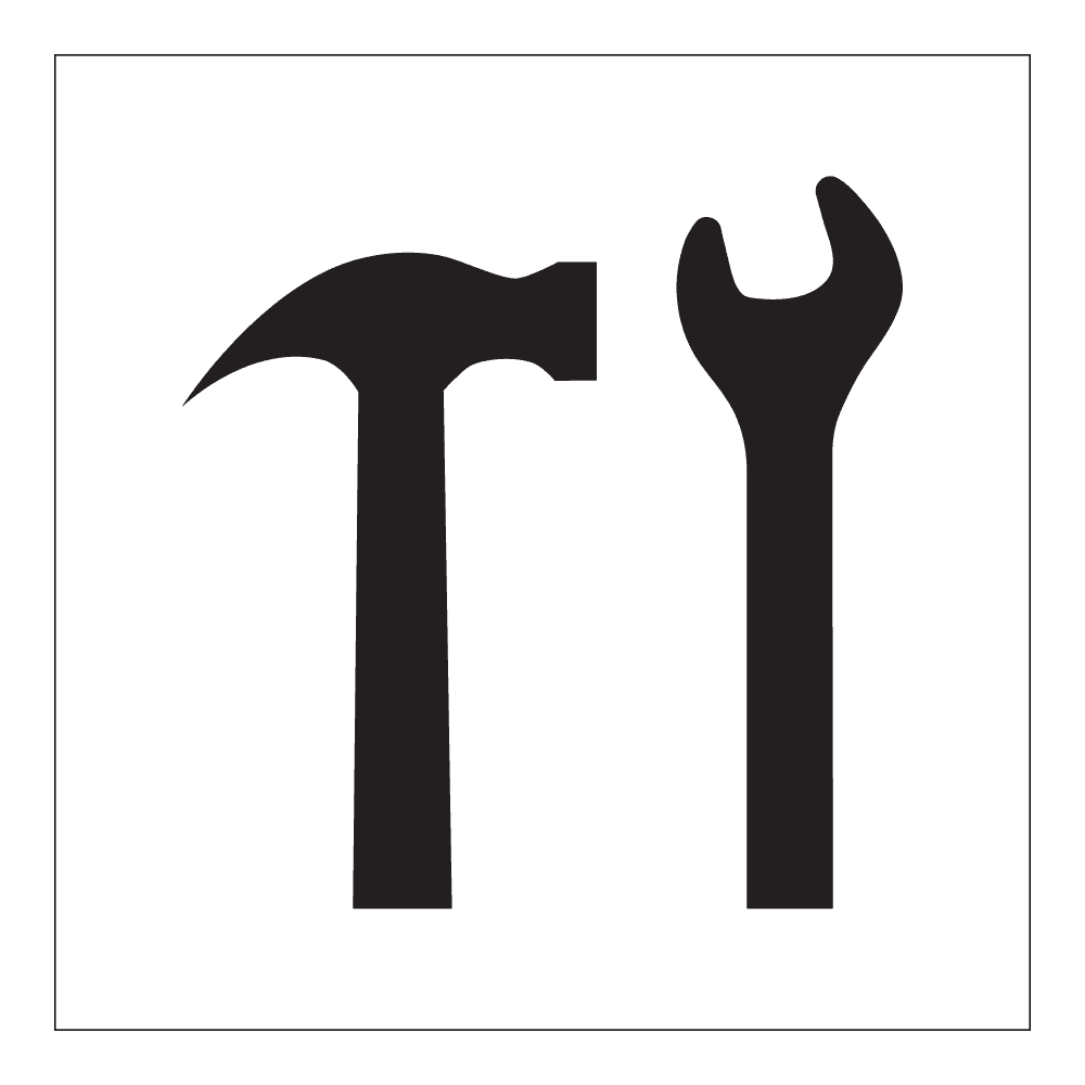 Informasjonsskilt: Teknisk rom