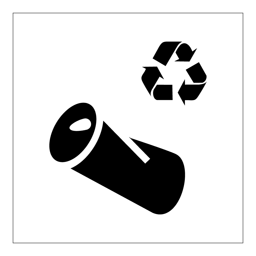 Informasjonsskilt: Resirkulering pant