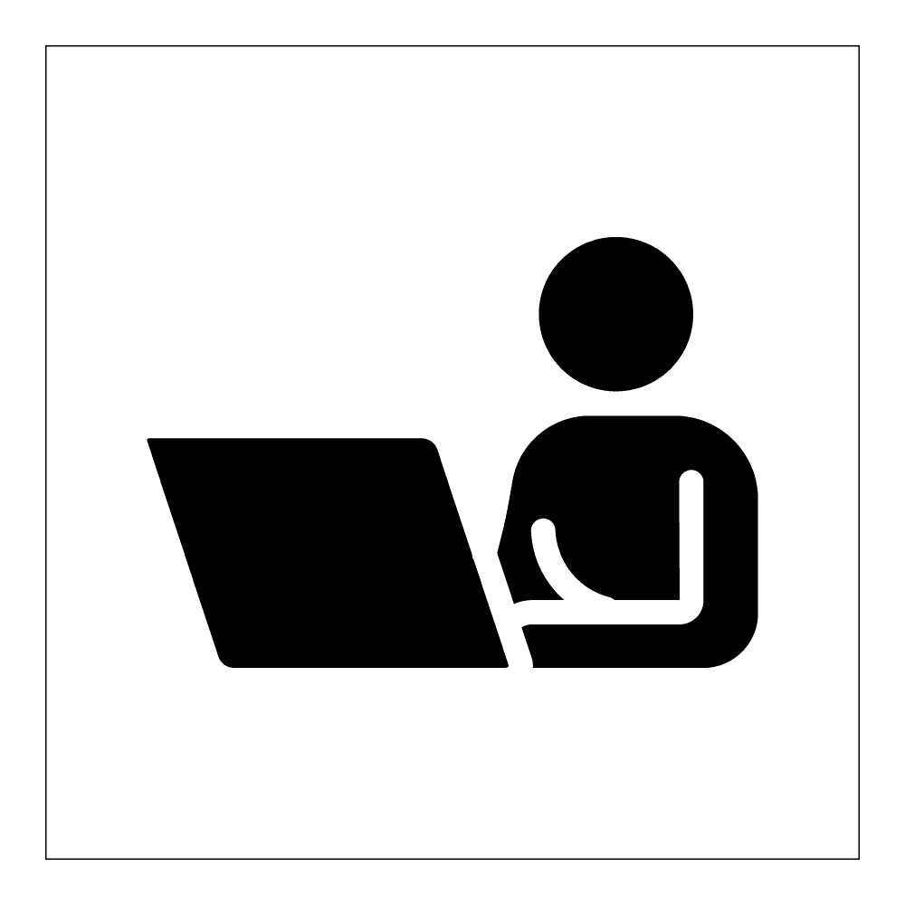 Informasjon klistremerke: Kontor