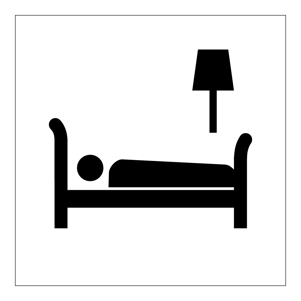Informasjon klistremerke: Hvilerom