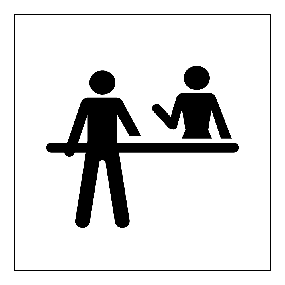 Informasjon klistremerke: Resepsjon